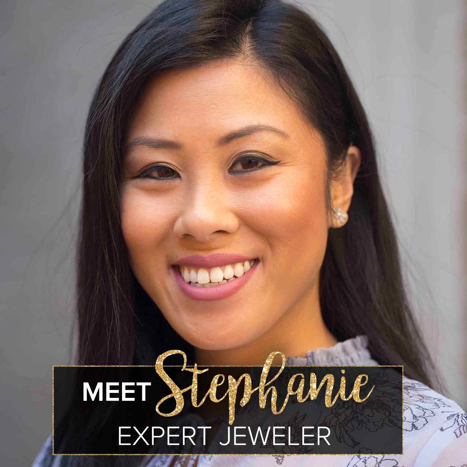 A picture of Stephanie, one of our many expert jewelers.