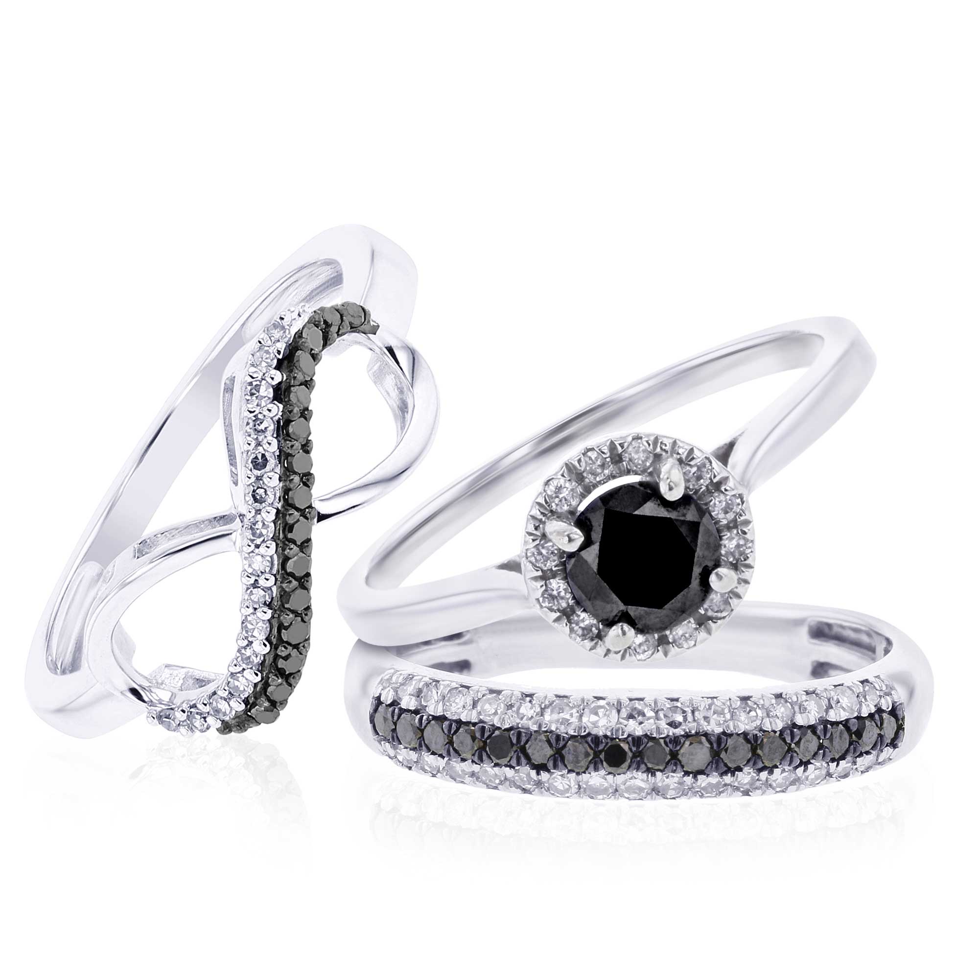 Black Diamond Rings | Steven Singer Jewelers, image size:2000x2000
