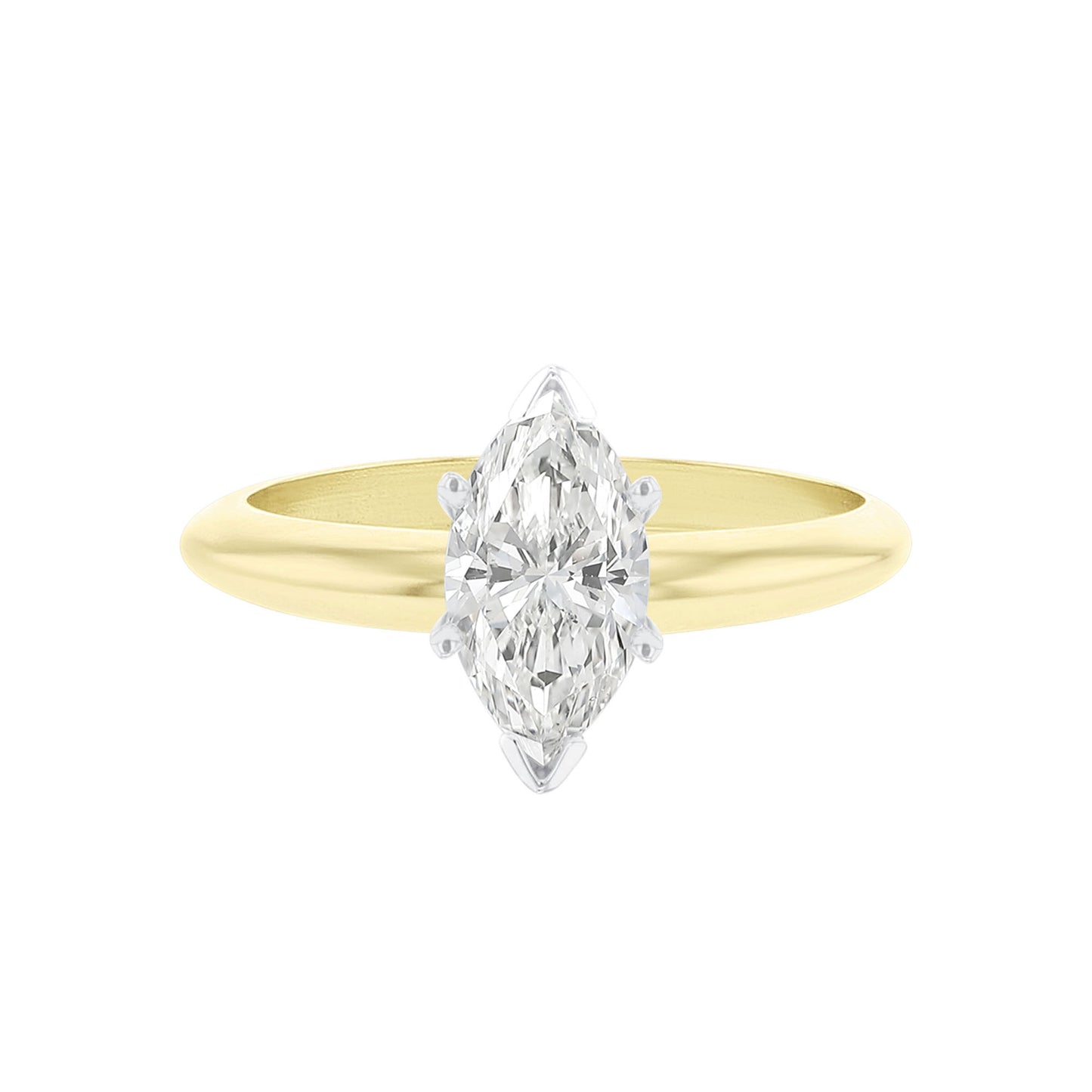 Marquise Certified Ready for Love Diamond Engagement Ring 1.51ct J SI1