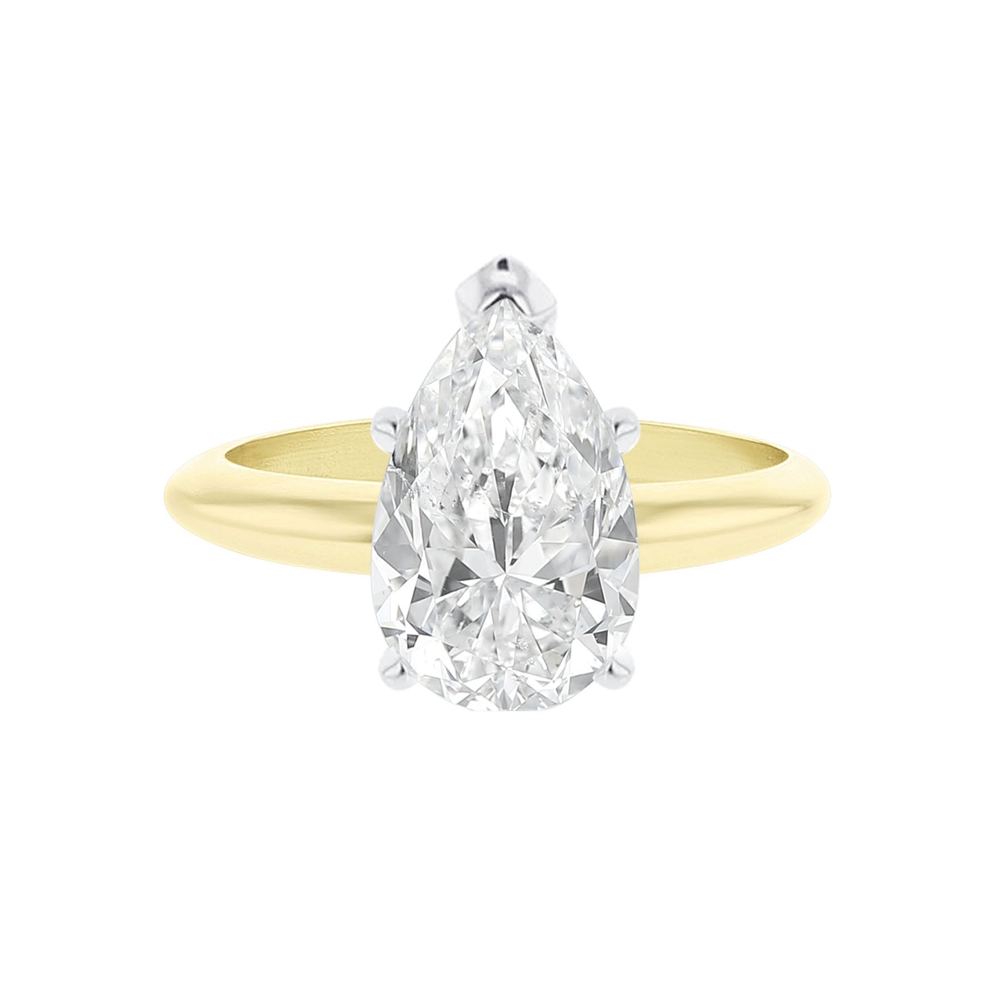Pear Certified Ready for Love Diamond Engagement Ring 3.01 D SI2
