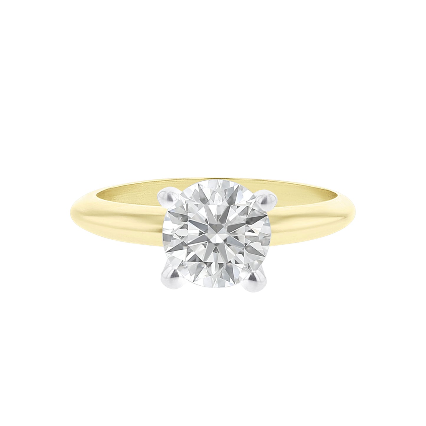 Round Brilliant Certified Ready for Love Diamond Engagement Ring 1.38ct I VS2