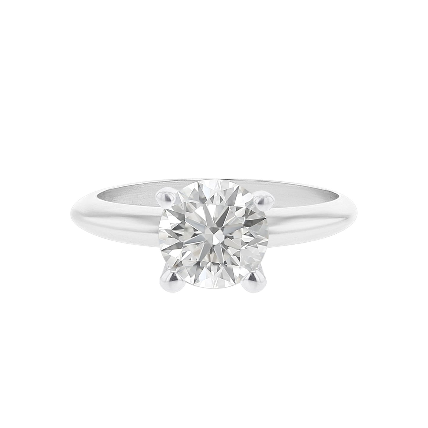 Round Certified Ready for Love Diamond Engagement Ring 1.70ct J VS1