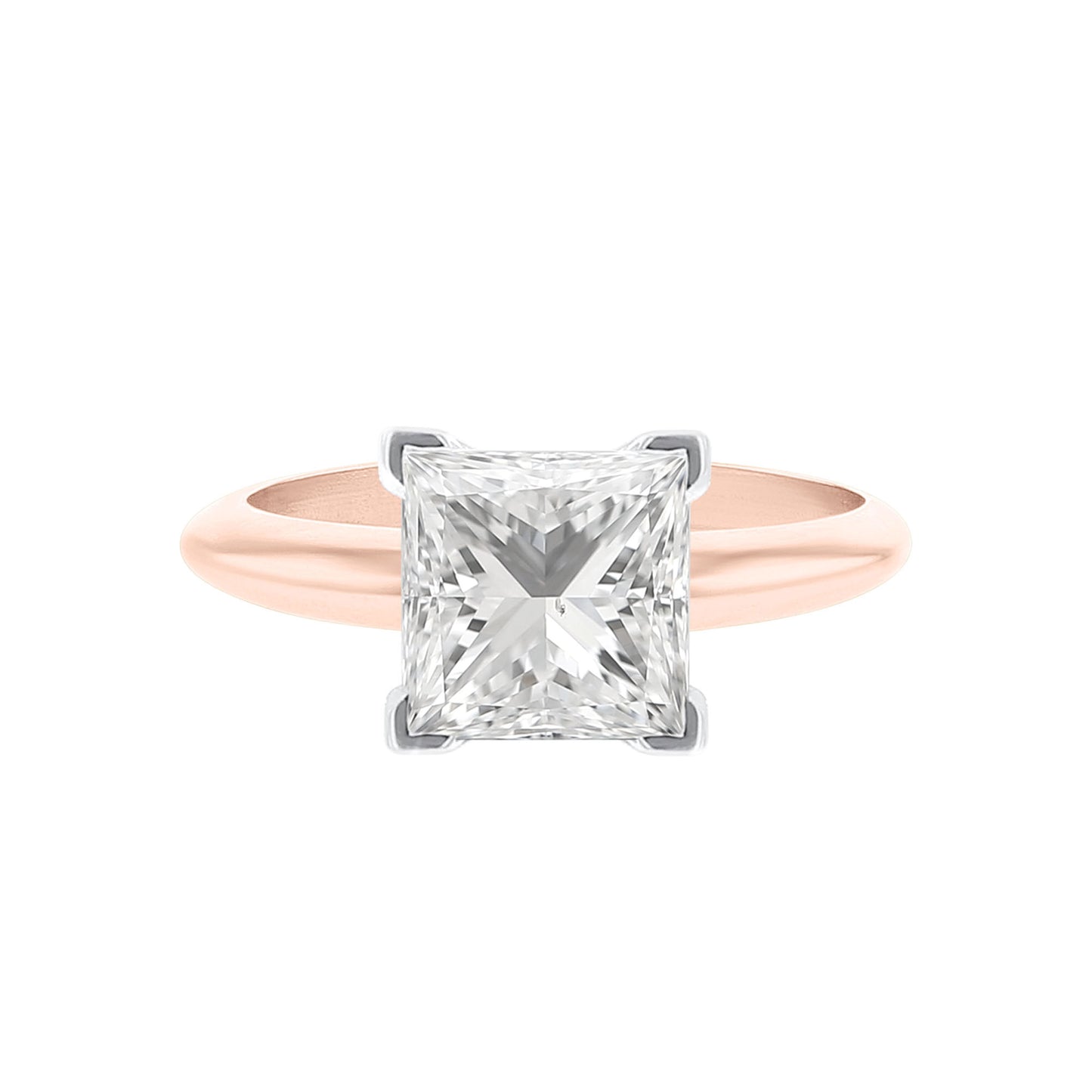 Princess Cut Certified Ready for Love Diamond Engagement Ring 1.20ct G VS2