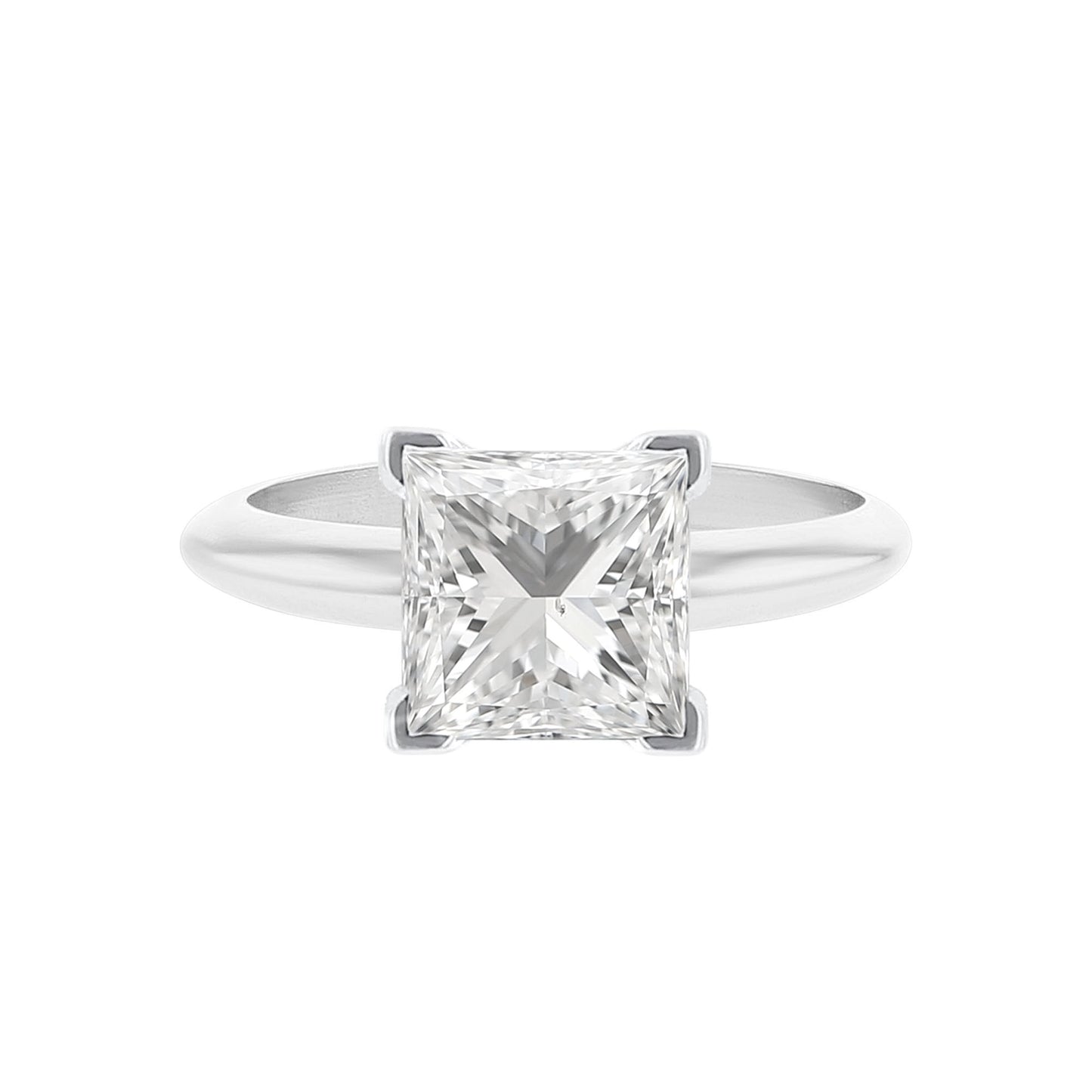 Princess Cut Certified Ready for Love Diamond Engagement Ring 1.20ct G VS2