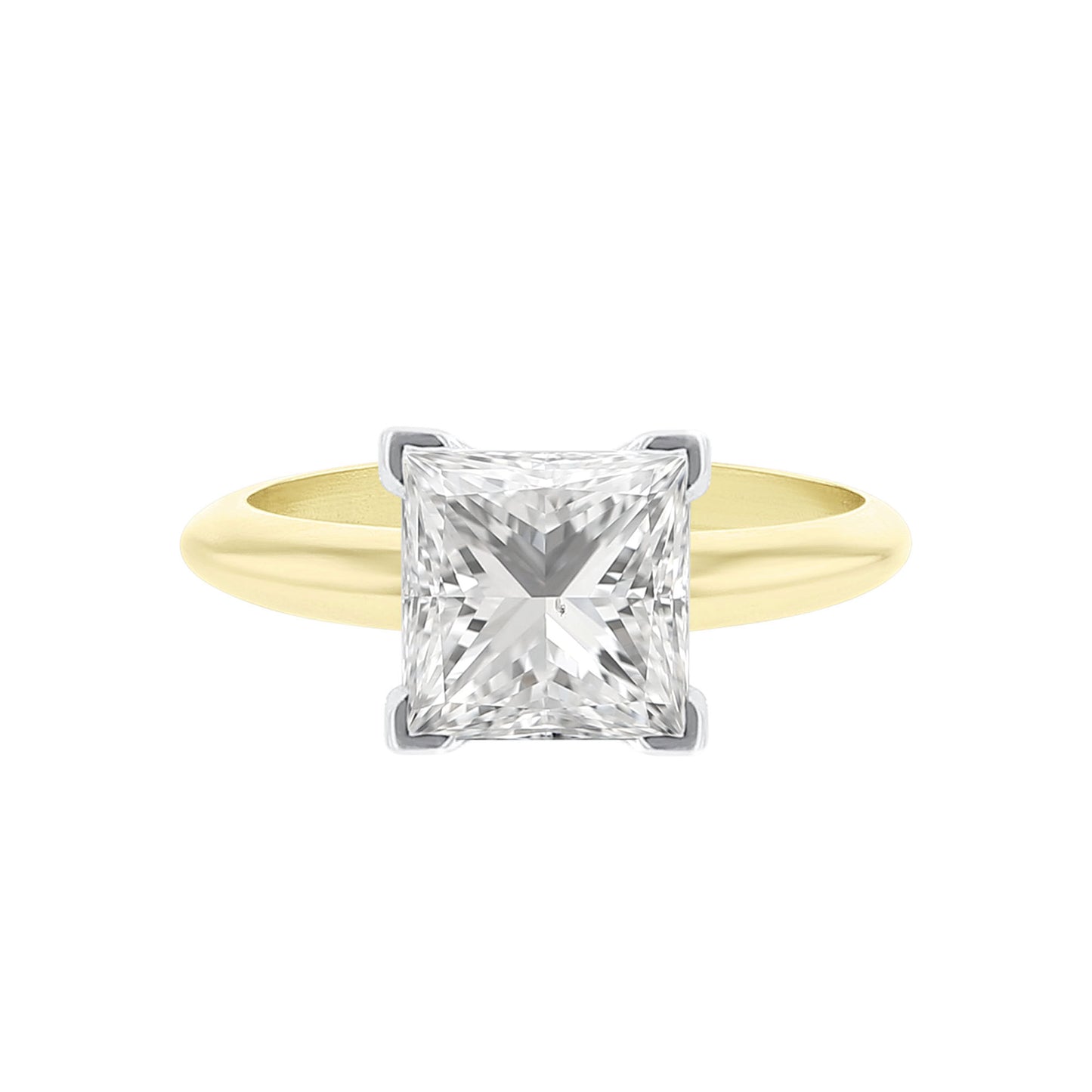 Princess Cut Certified Ready for Love Diamond Engagement Ring 1.20ct G VS2