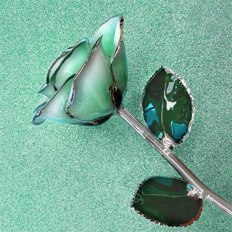 Mint To Be Platinum Dipped Rose