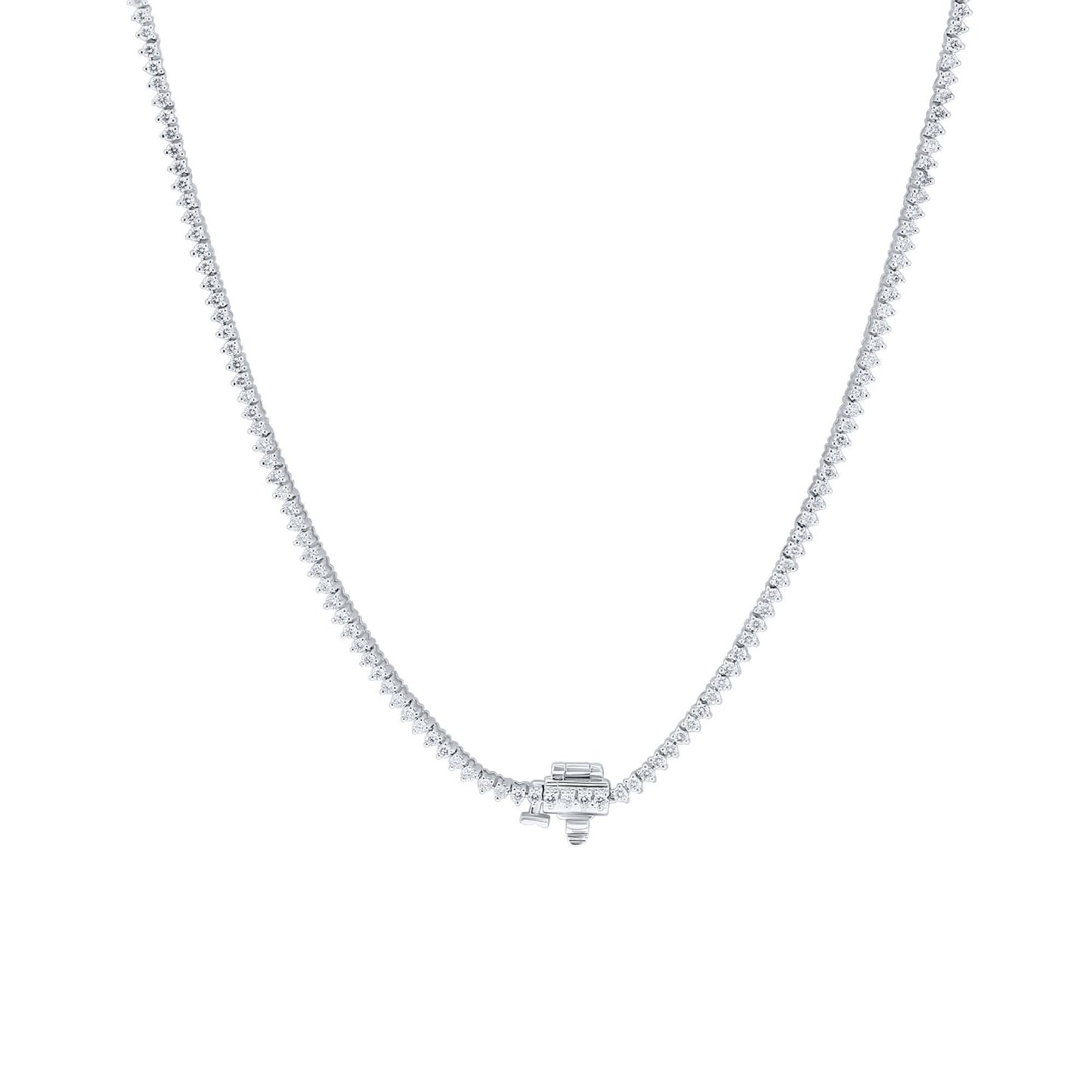 Riviera Diamond Tennis Necklace 5ct