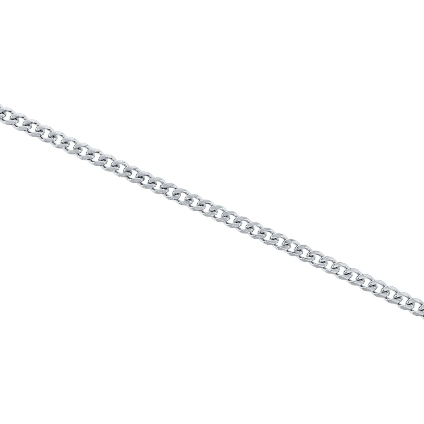 Seabreeze Curb Chain Stainless Steel Anklet- 3.3mm