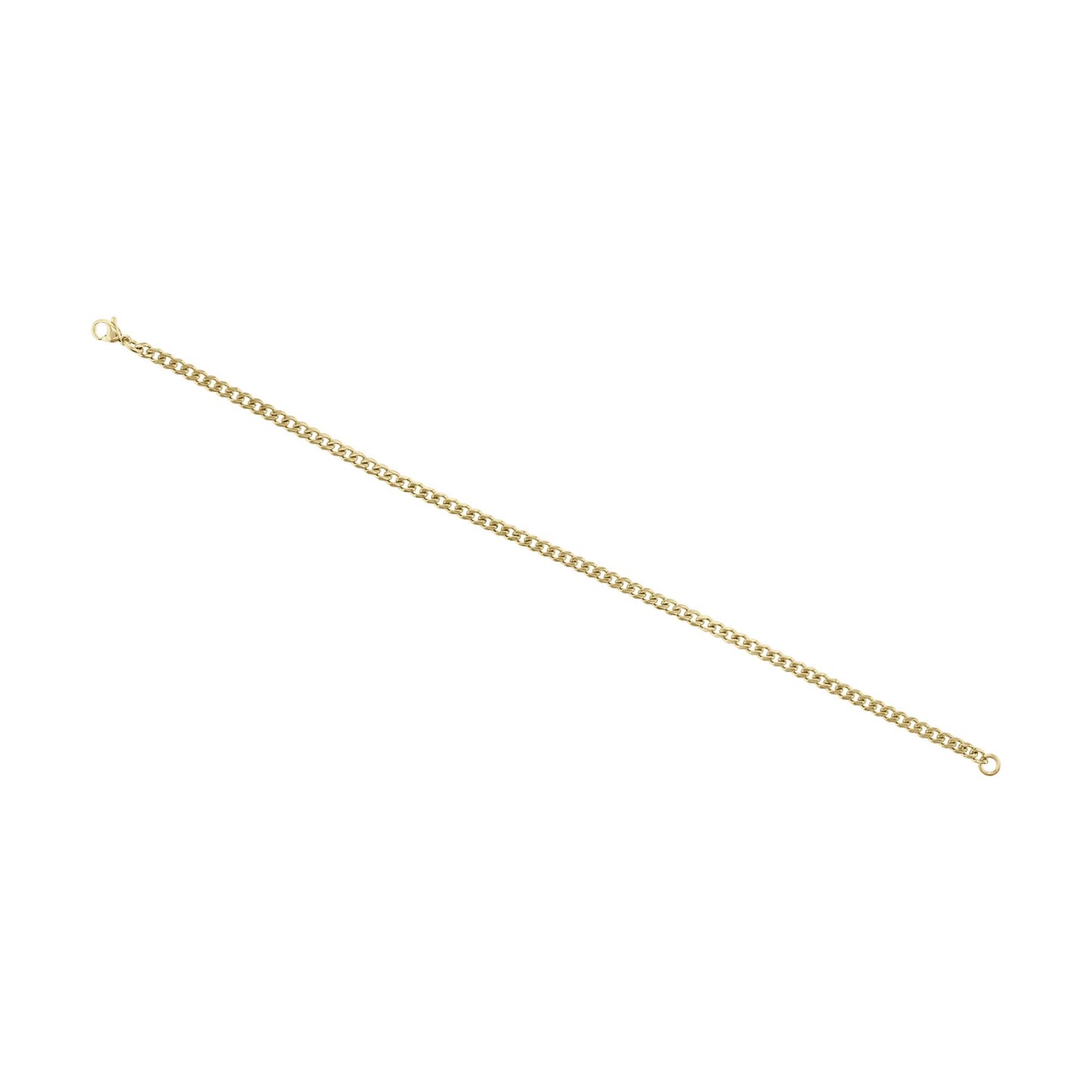 Seabreeze Curb Chain Stainless Steel Anklet- 3.3mm