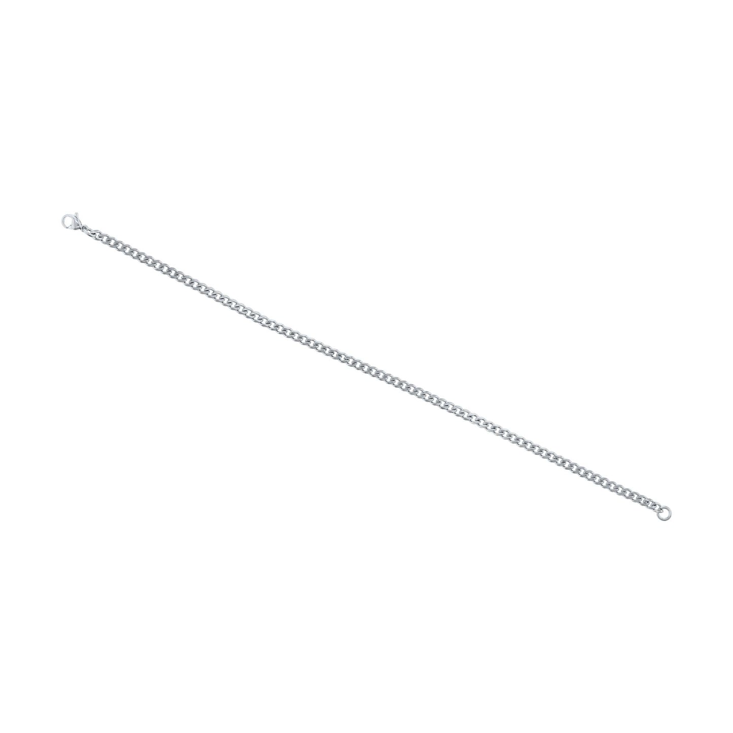 Seabreeze Curb Chain Stainless Steel Anklet- 3.3mm