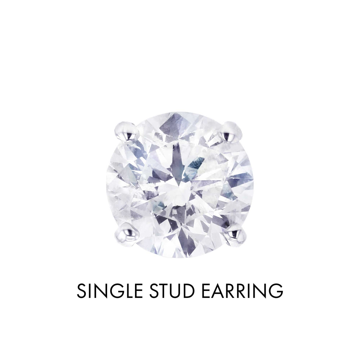 Anita Diamond Stud Earrings 1 3/4ct
