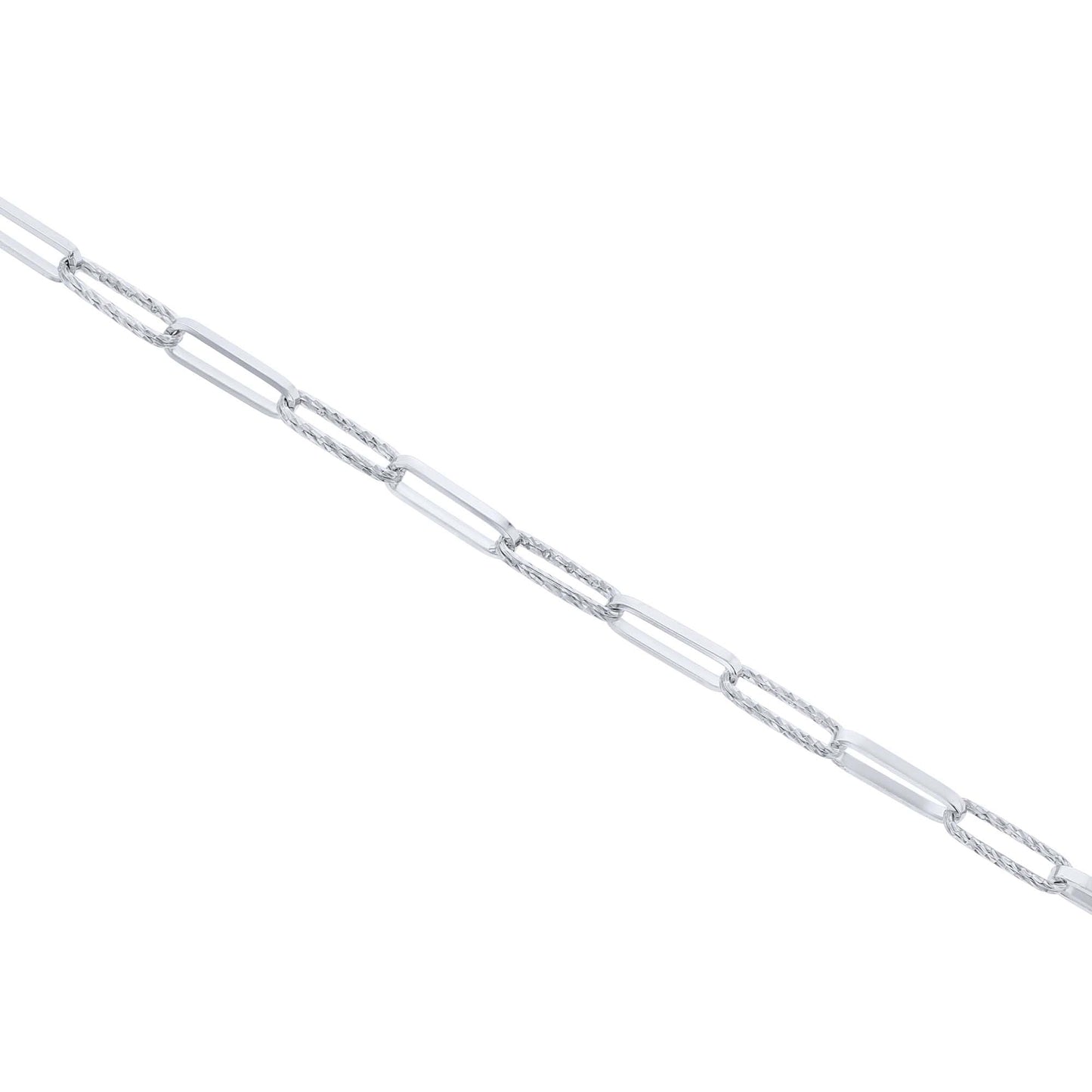 Pinnacle Gold Paper Clip Chain Bracelet