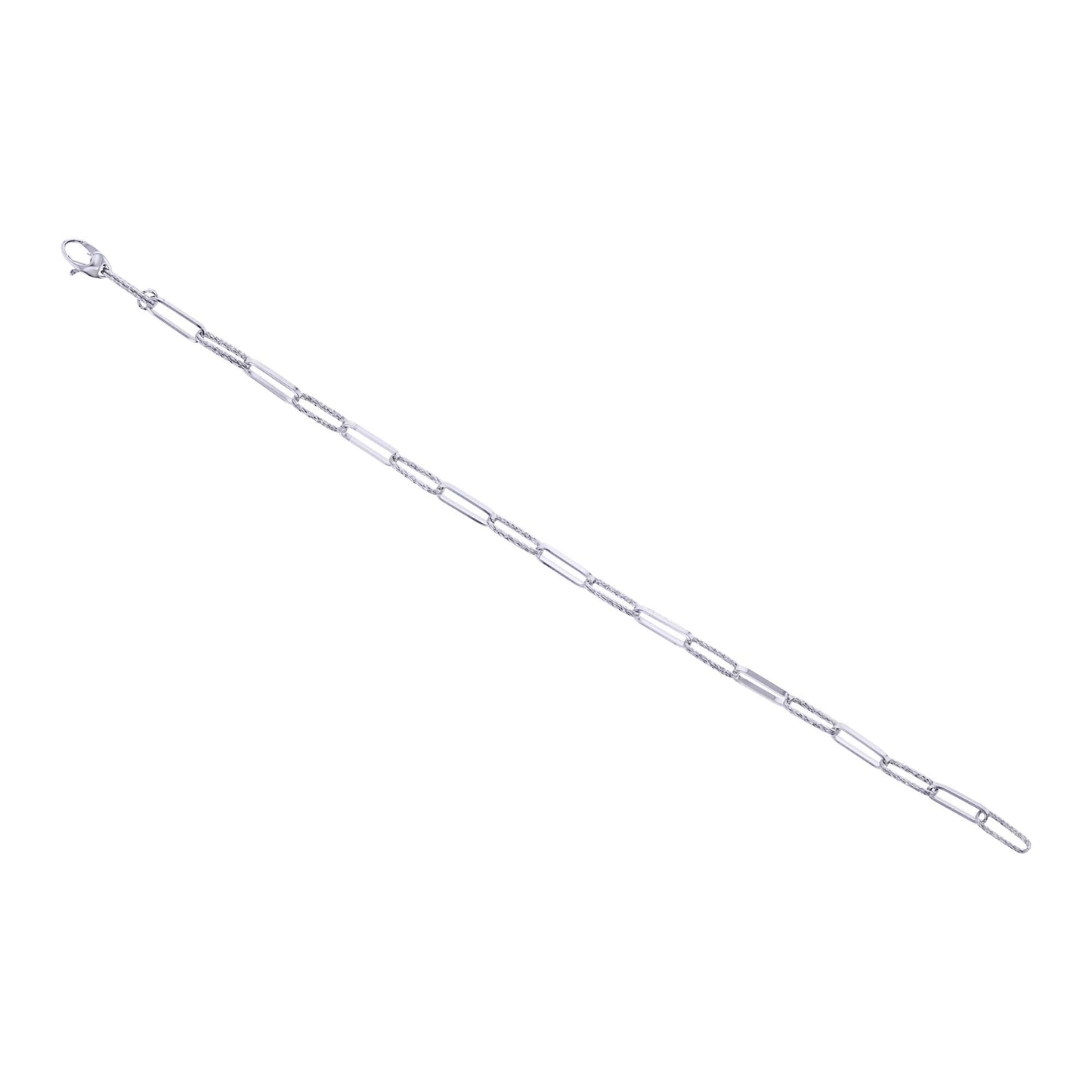 Pinnacle Gold Paper Clip Chain Bracelet