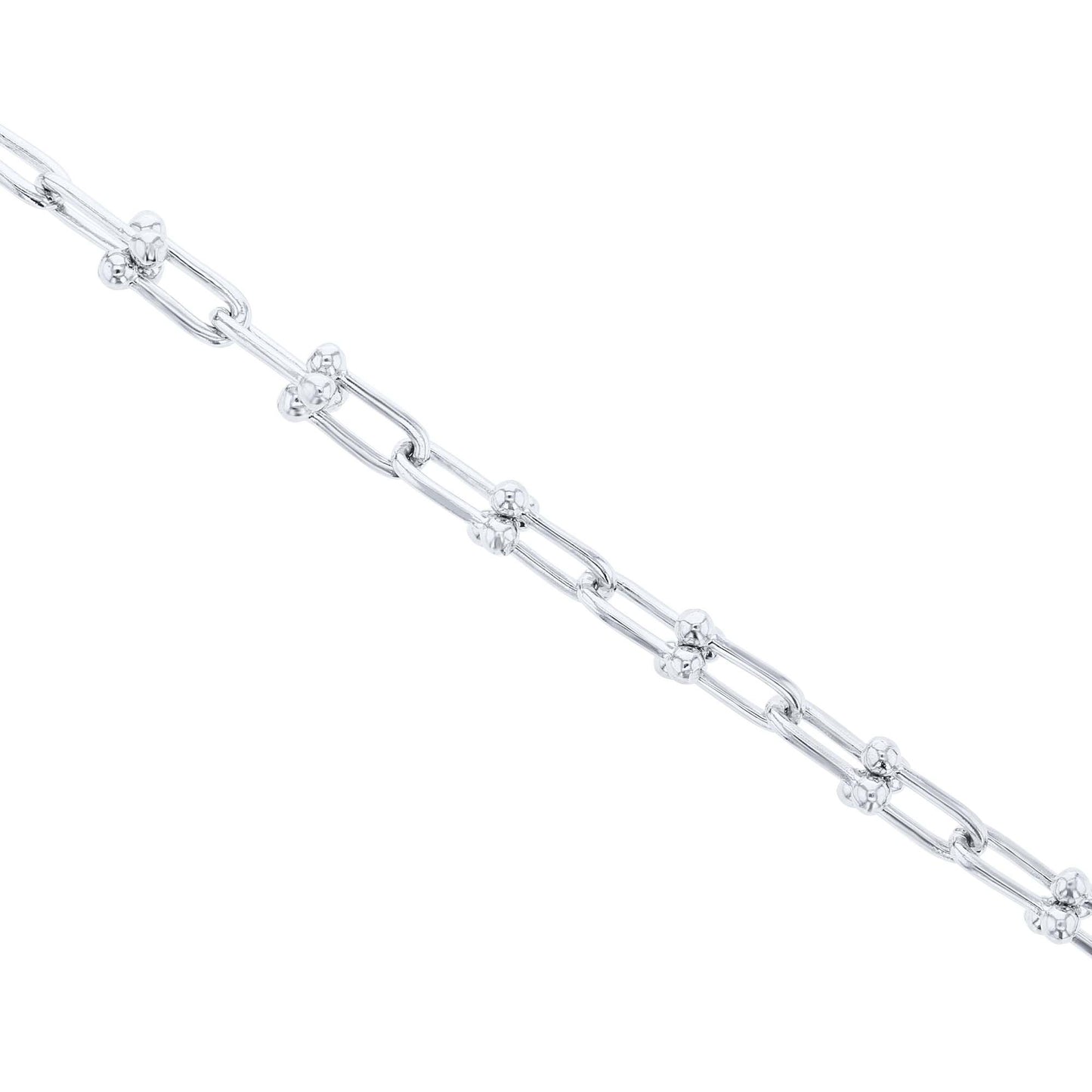 Silver Unforgettable U-Link Chain Bracelet