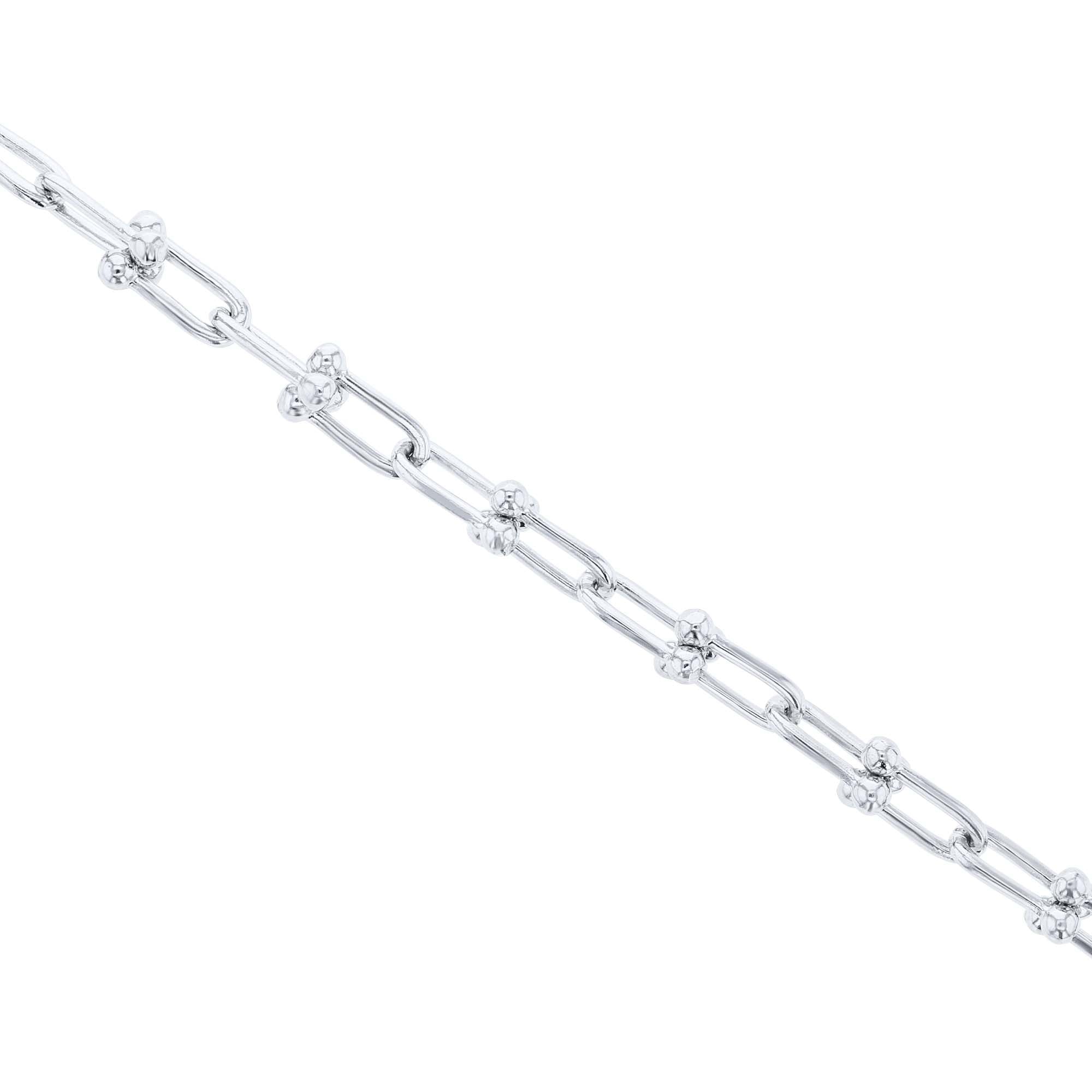 Silver Unforgettable U-Link Chain Bracelet