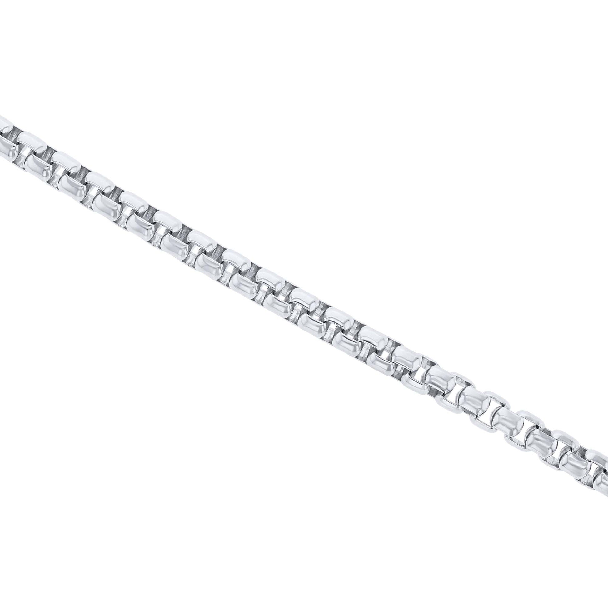 Silver Breakthrough Box Chain Bracelet