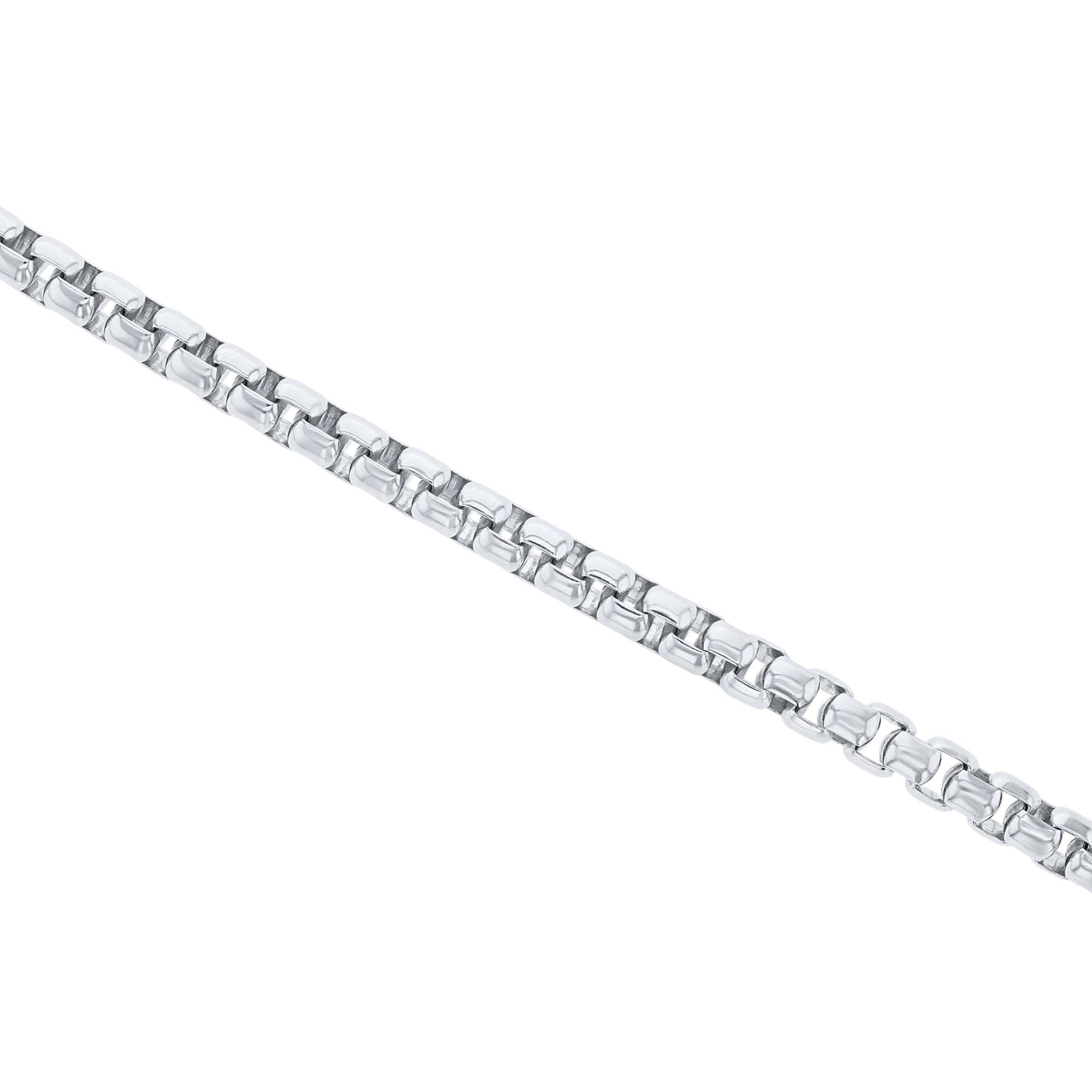 Silver Breakthrough Box Chain Bracelet