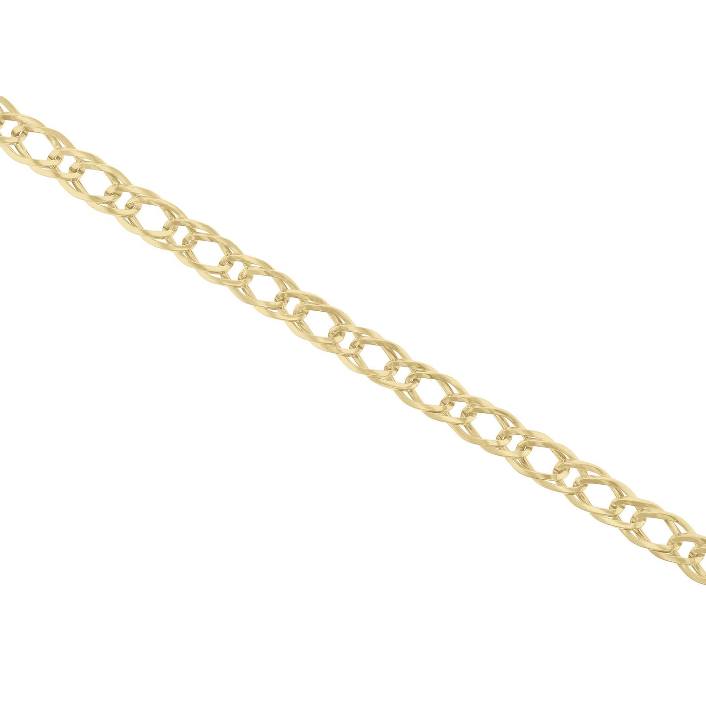 Francesca Double Link Gold Chain Bracelet