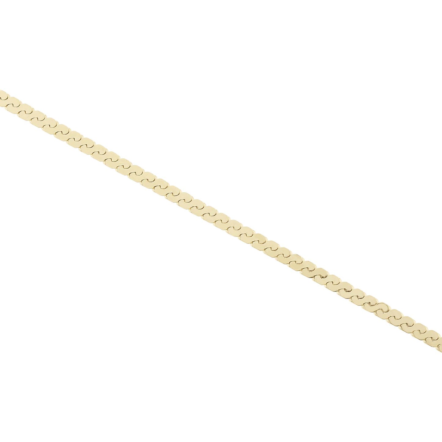 Mala Serpentine Gold Chain Bracelet