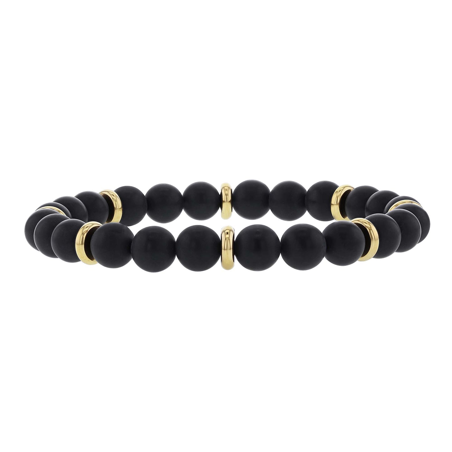 Oberon Onyx Bead Bracelet