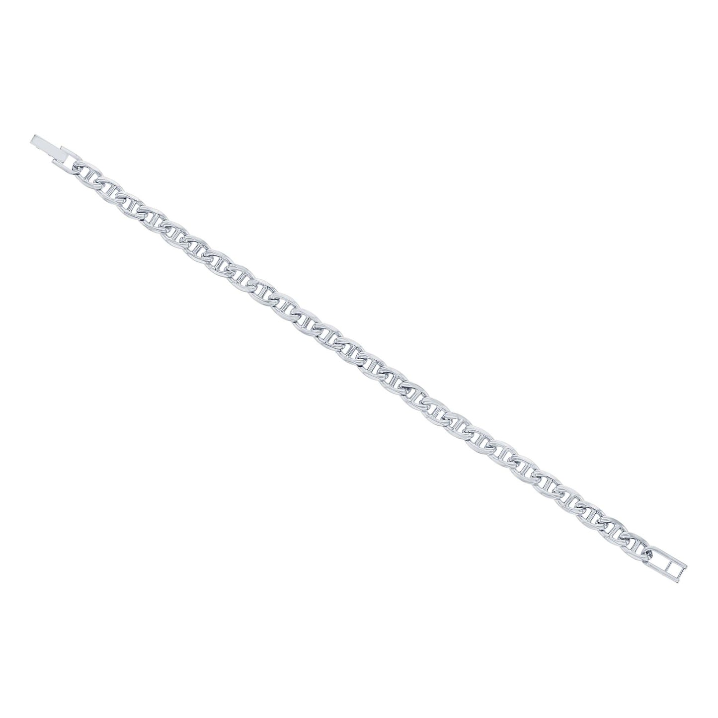 Vane Stainless Steel Mariner Link Bracelet