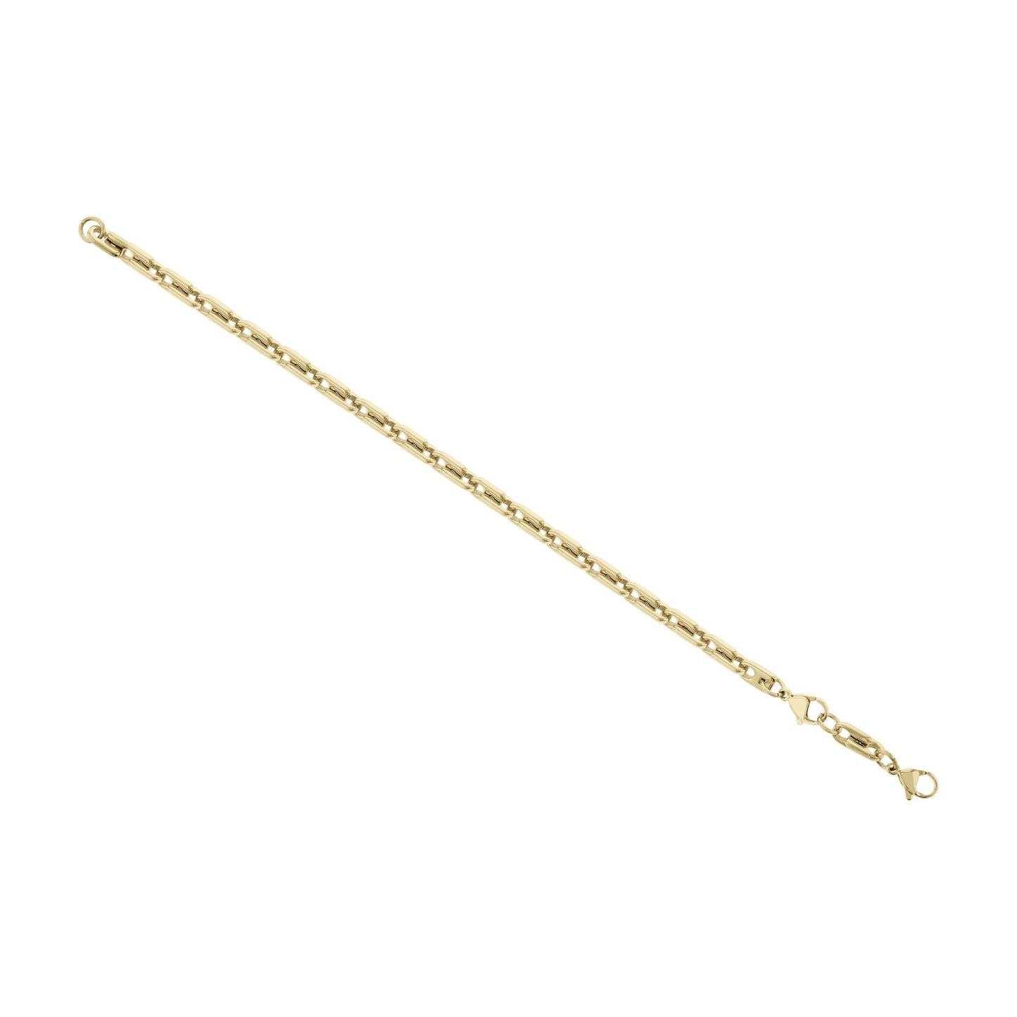 Chaplin Stainless Steel Zipper Link Bracelet