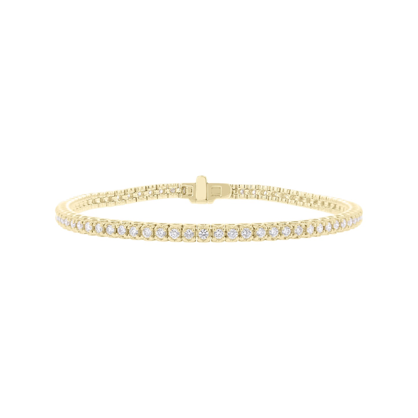 Romantic Diamond Tennis Bracelet 1 1/2ct