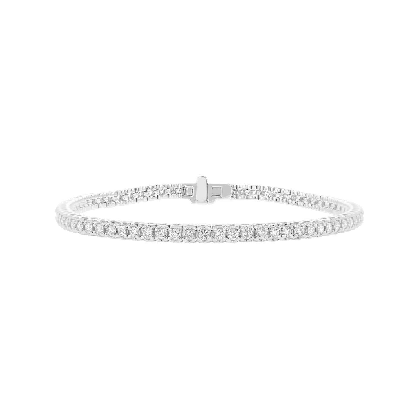 Romantic Diamond Tennis Bracelet 1 1/2ct