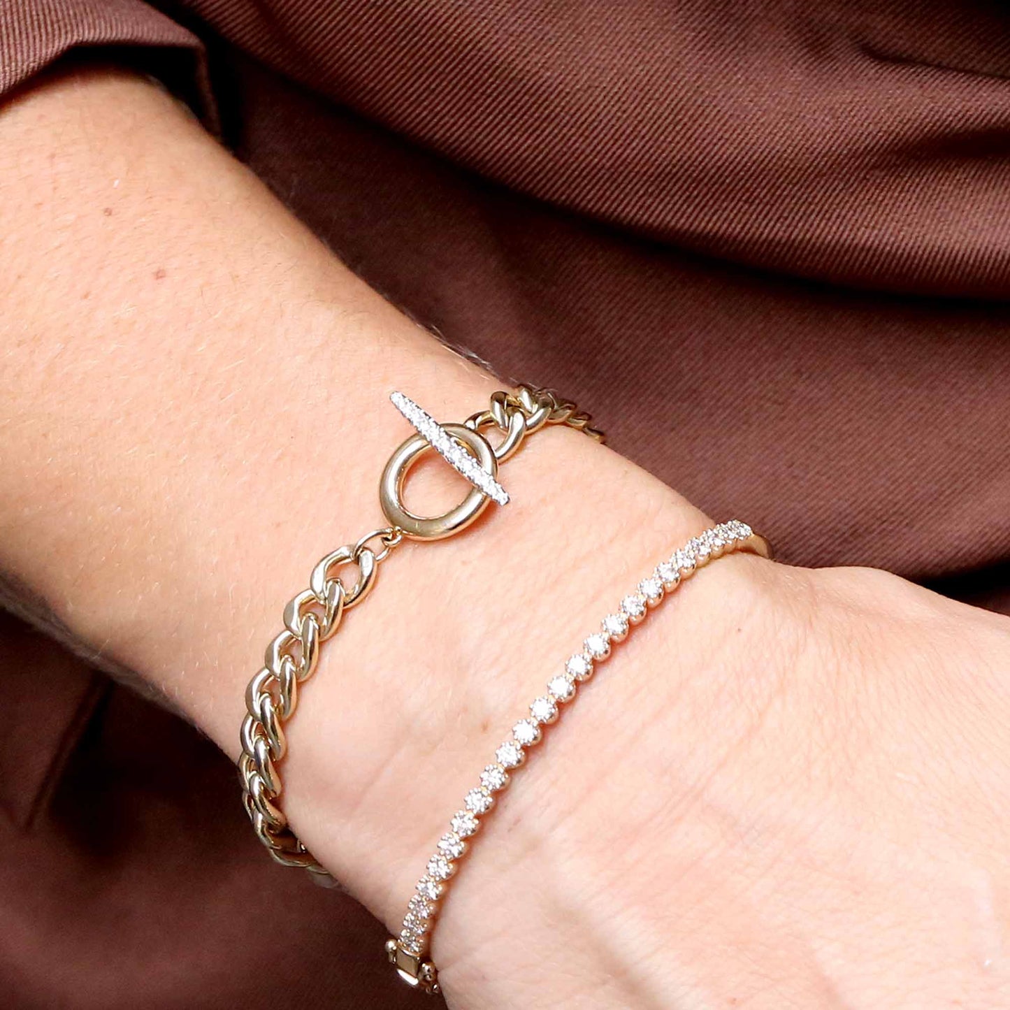 Coco Cuban Link Diamond Bracelet