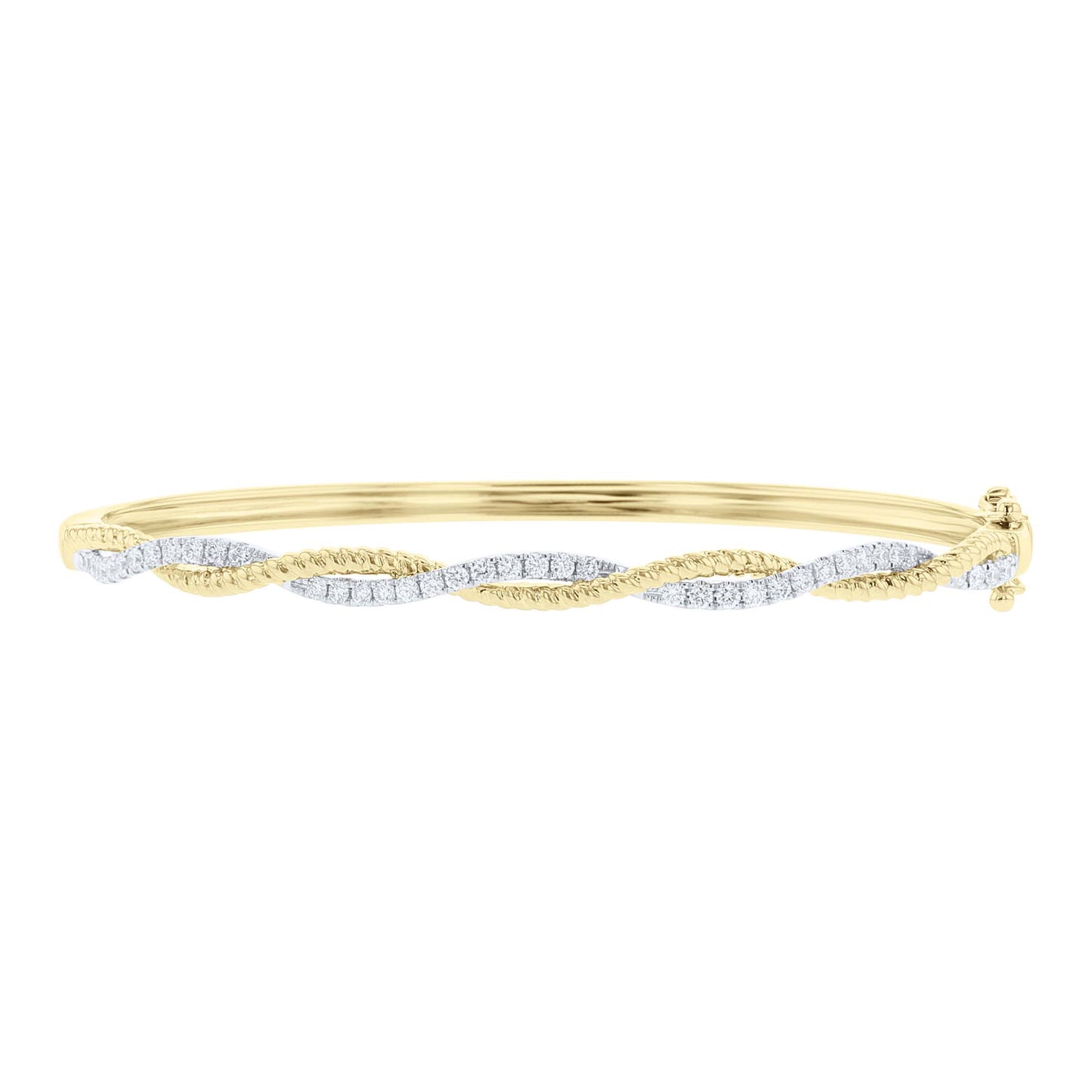 Dramatic Twist Diamond Bracelet