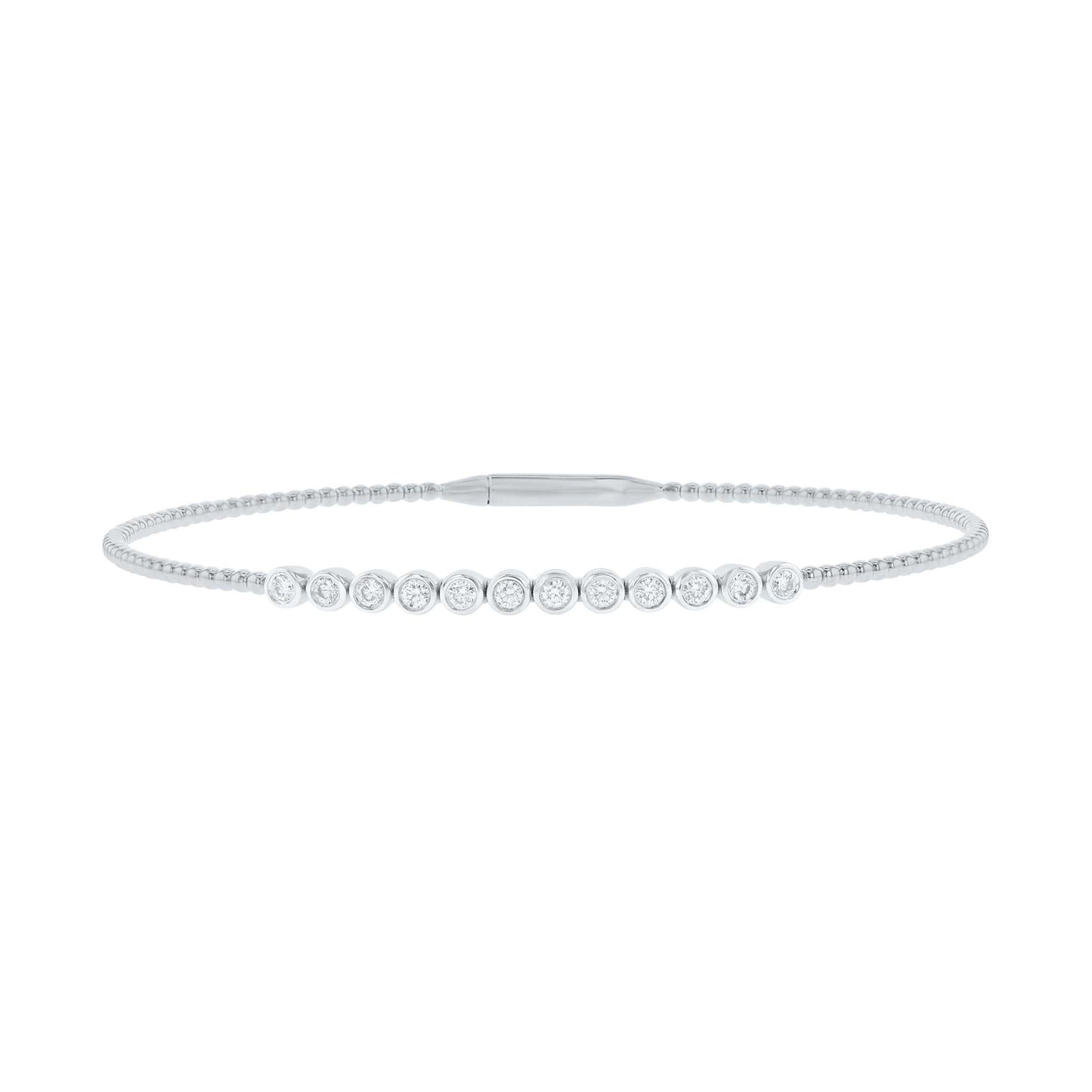Beloved Bezel Diamond Bangle Bracelet
