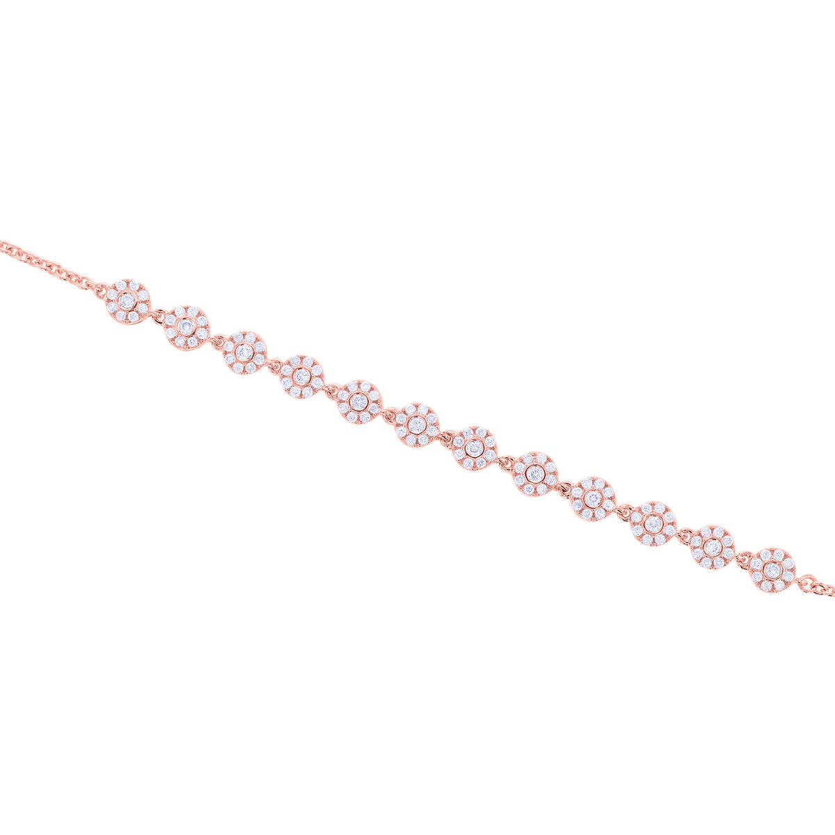 Drops of Jupiter Chain Diamond Bracelet 5/8ct