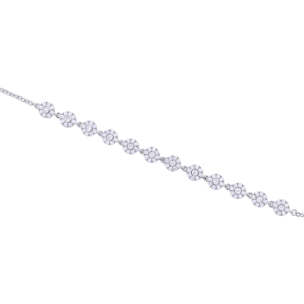 Drops of Jupiter Chain Diamond Bracelet 5/8ct