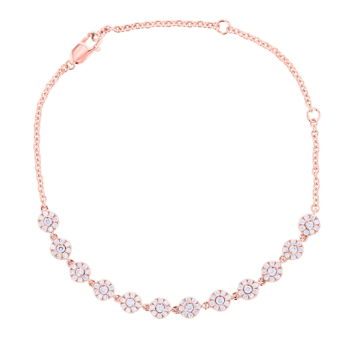 Drops of Jupiter Chain Diamond Bracelet 5/8ct