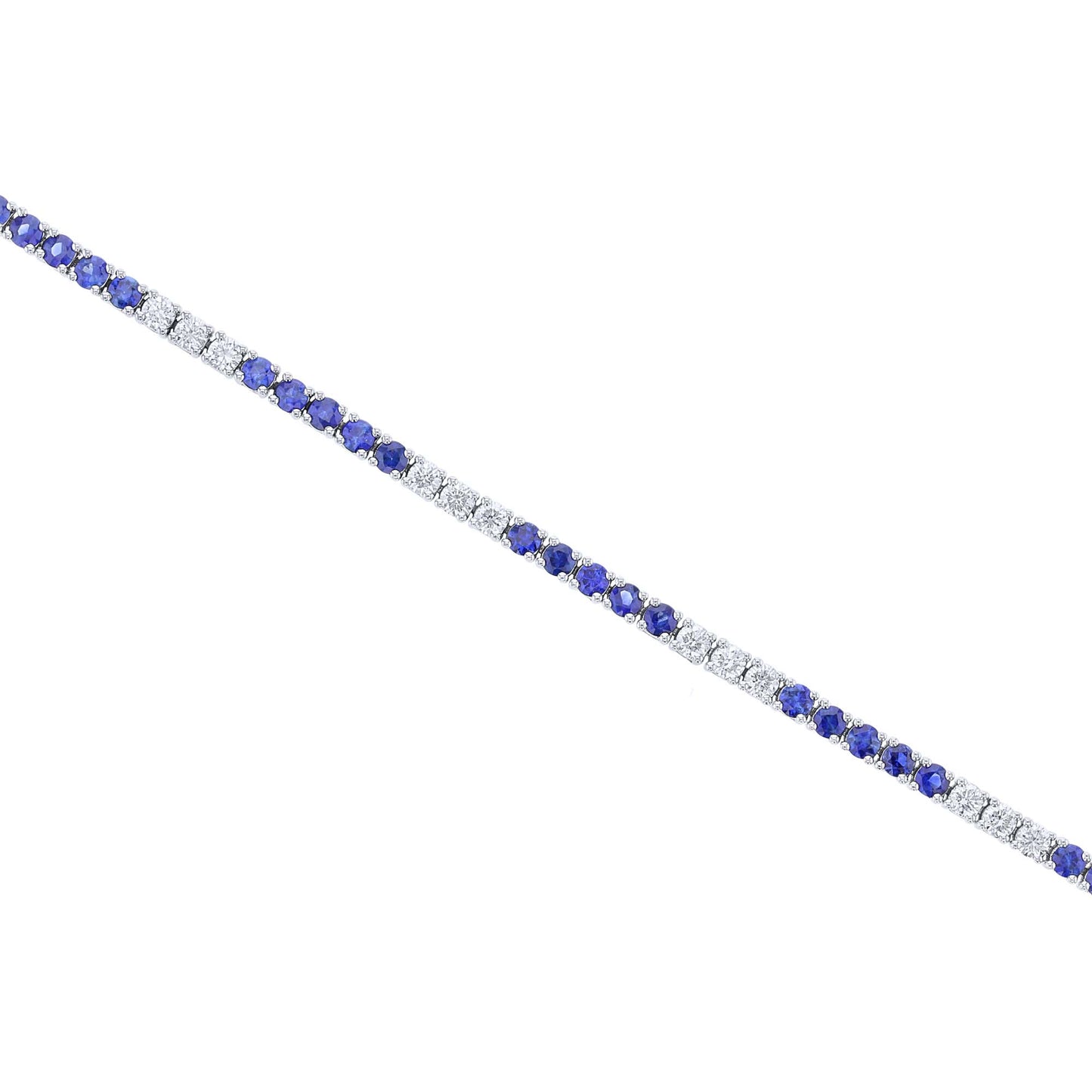 Isabella Sapphire and Diamond Tennis Bracelet