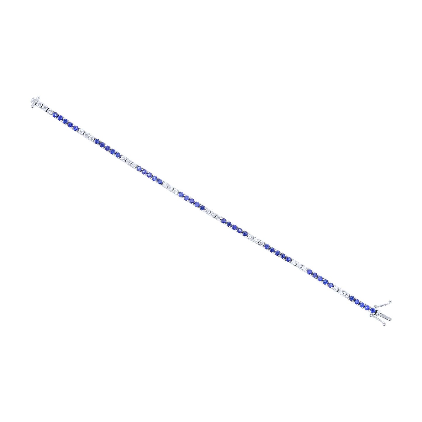 Isabella Sapphire and Diamond Tennis Bracelet