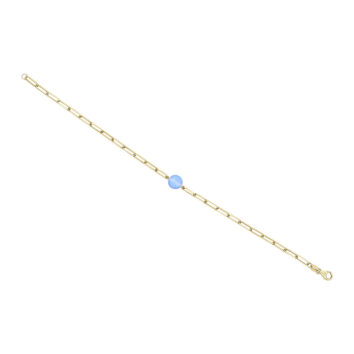 Juno Opal Paper Clip Chain Bracelet