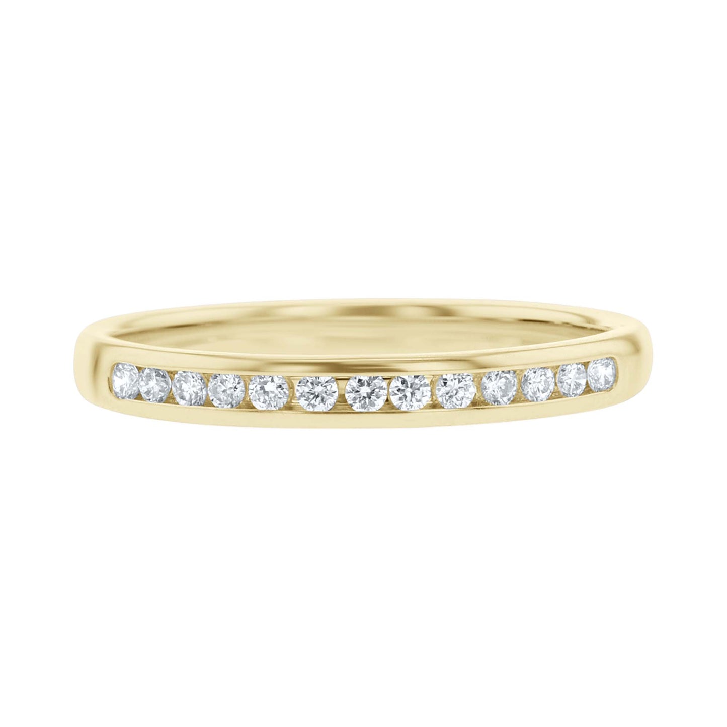 Forever Chita Channel Set Diamond Wedding Ring
