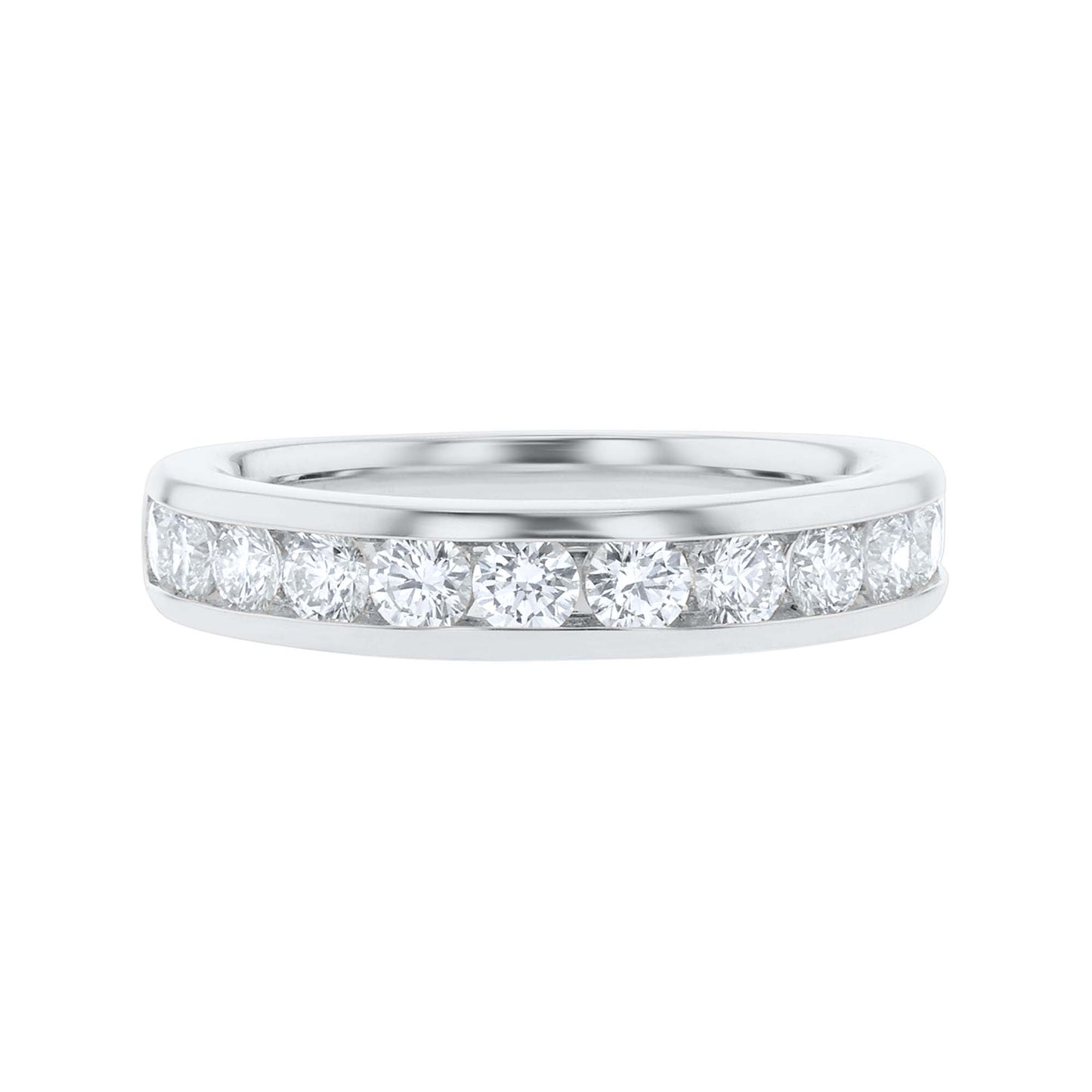 Forever Chita Channel Set Diamond Wedding Ring
