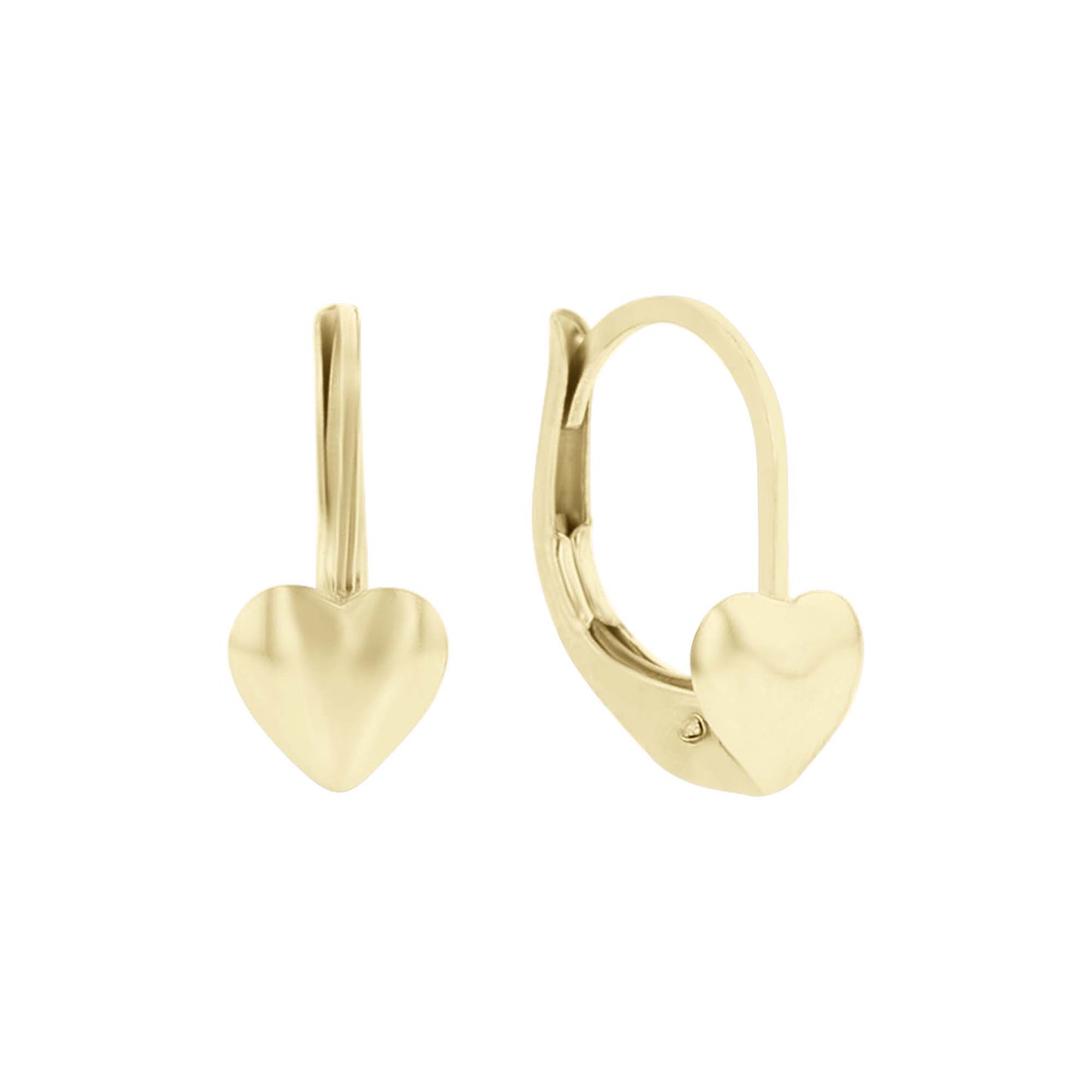 Curious Heart Gold Earrings