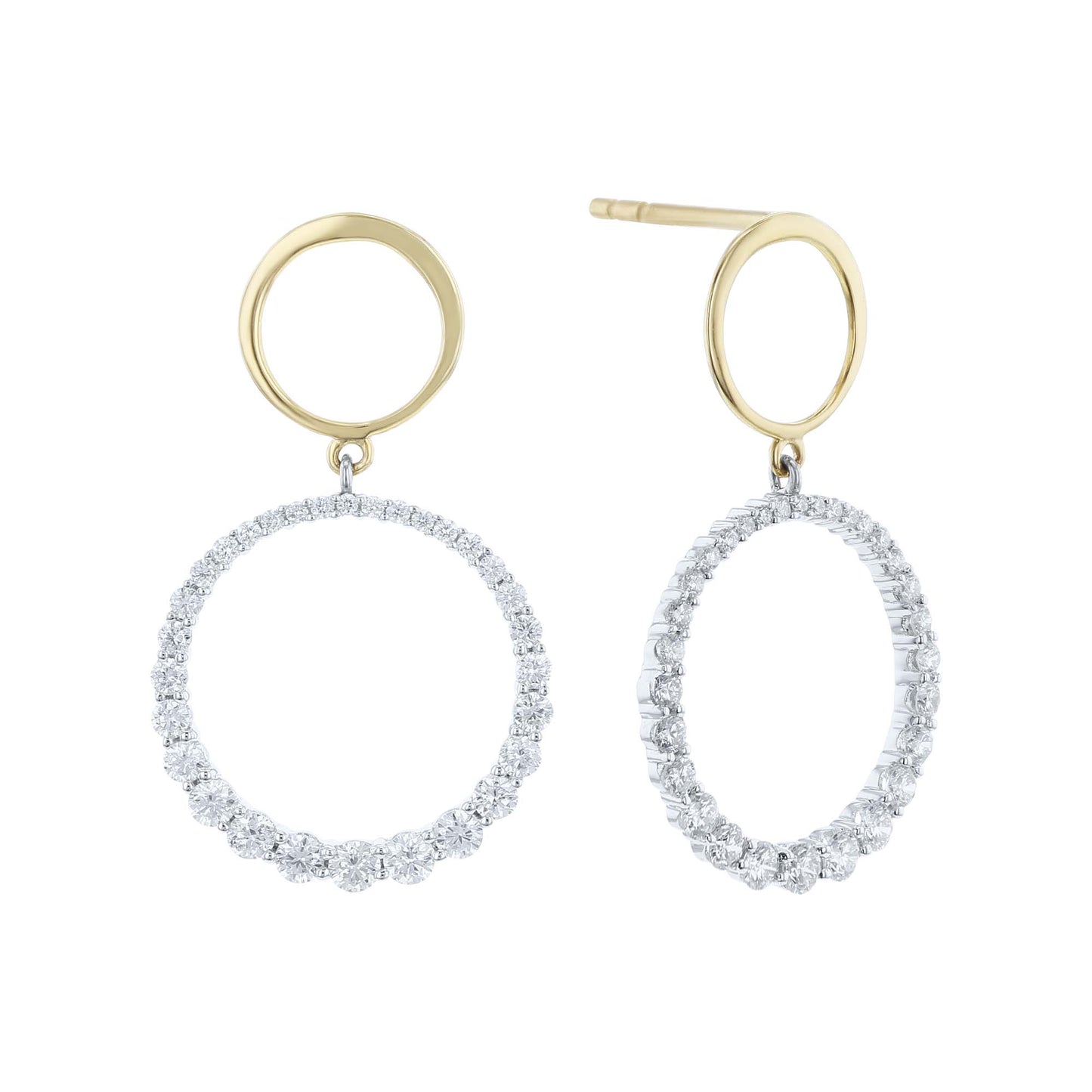 Effie Diamond Drop Earrings