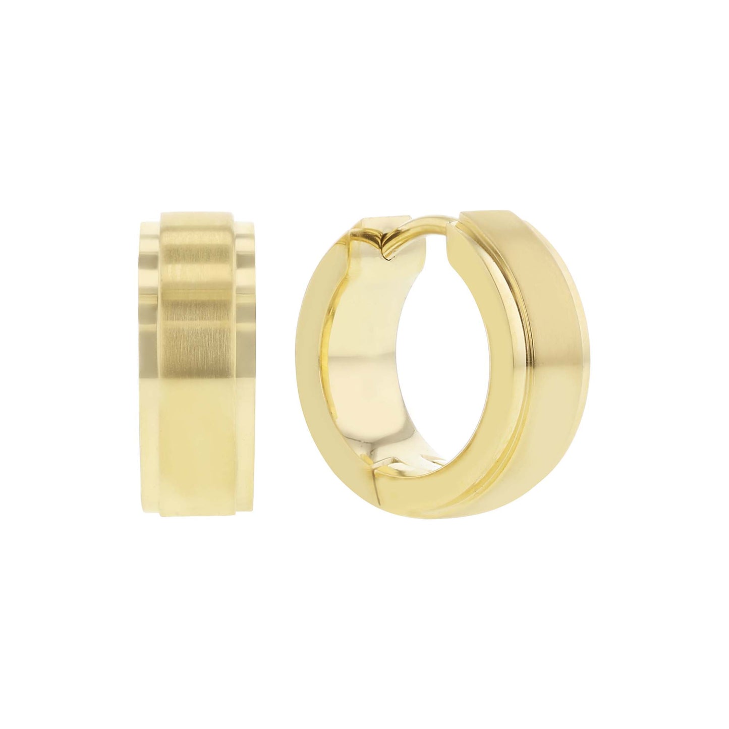 Genoa Stainless Steel Hoop Earrings