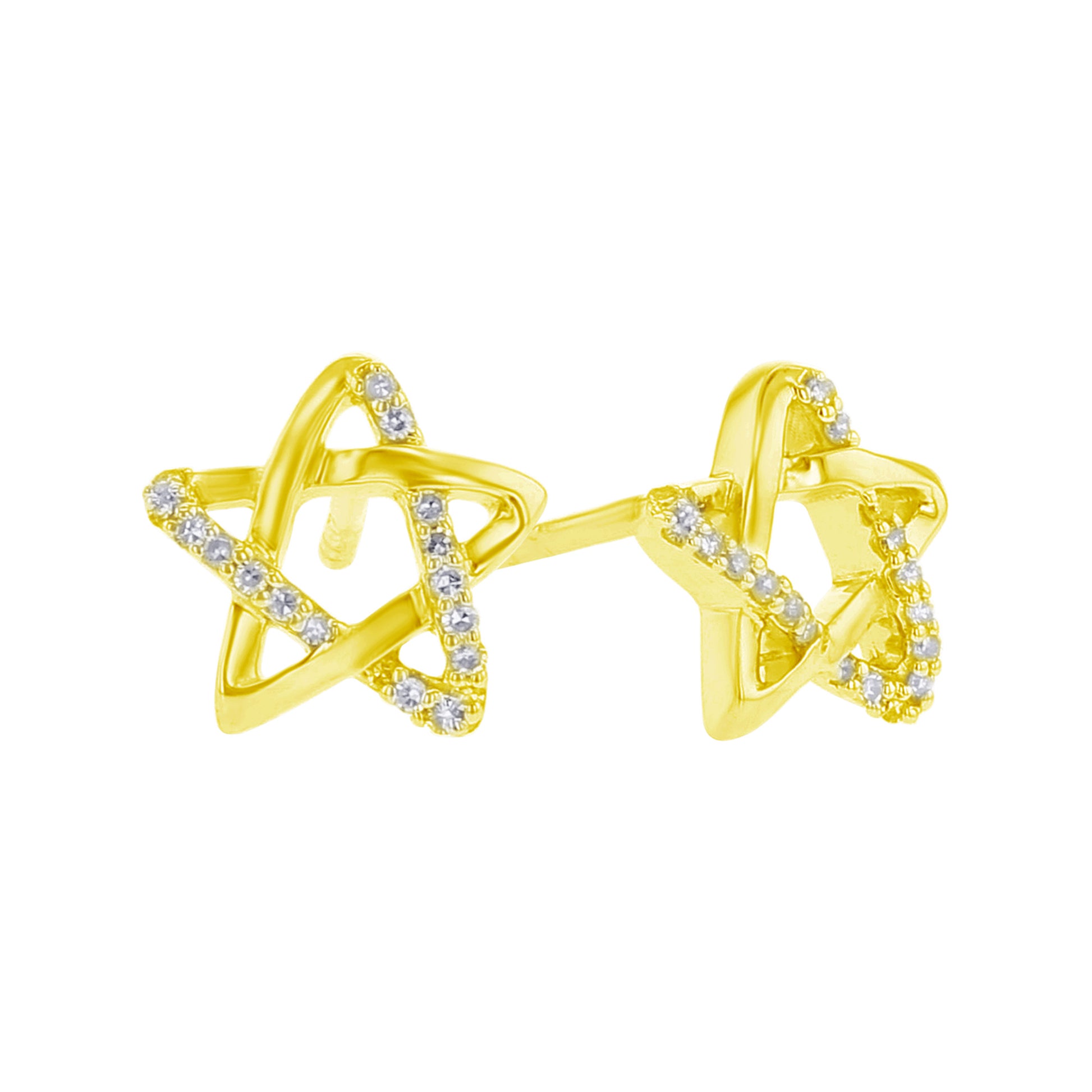 Silver Starlight Diamond Earrings