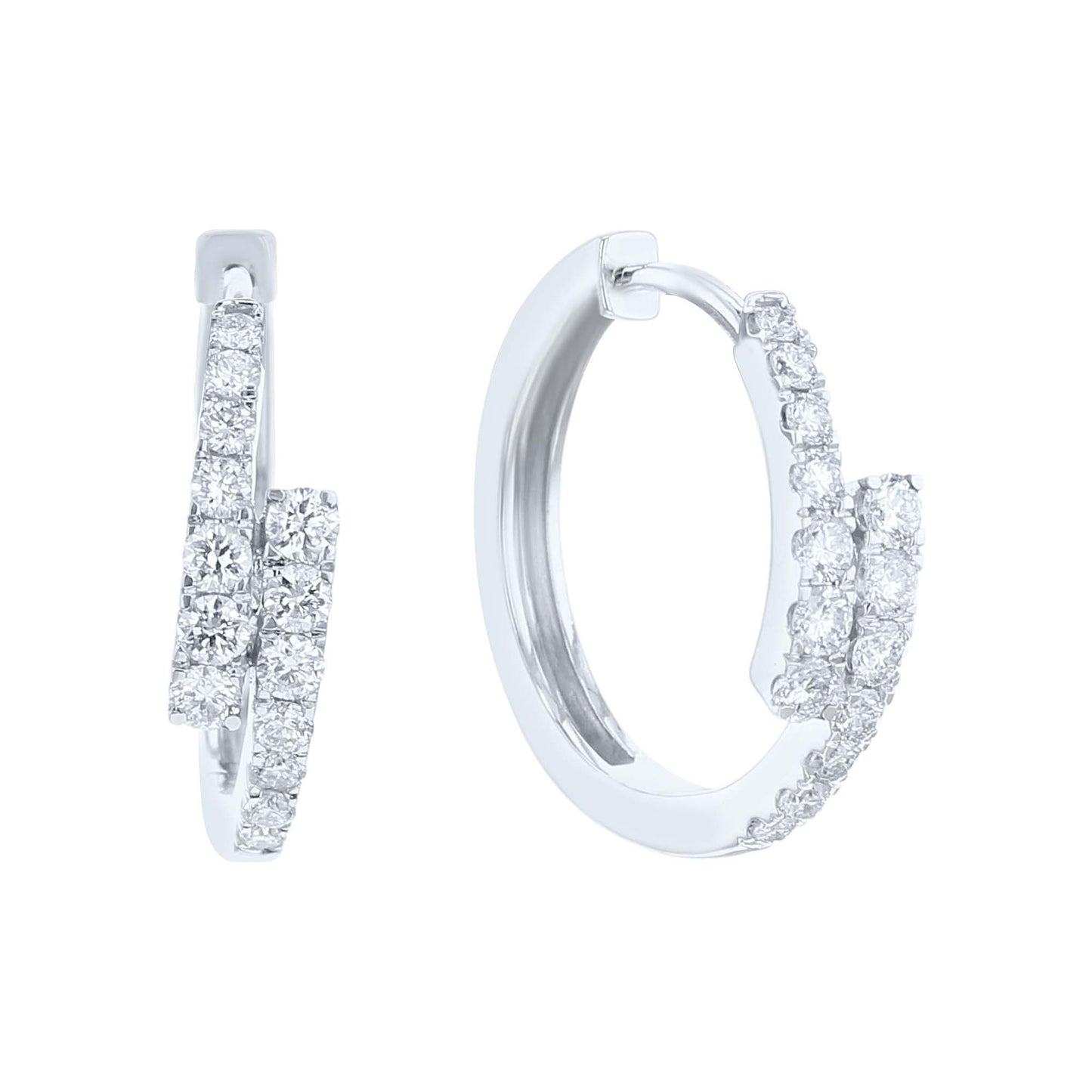 Marin Diamond Hoop Earrings