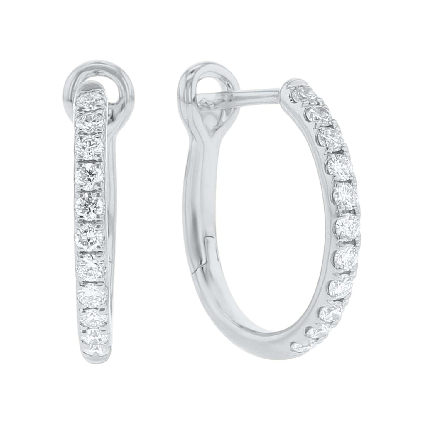 Asa Diamond Hoop Earrings