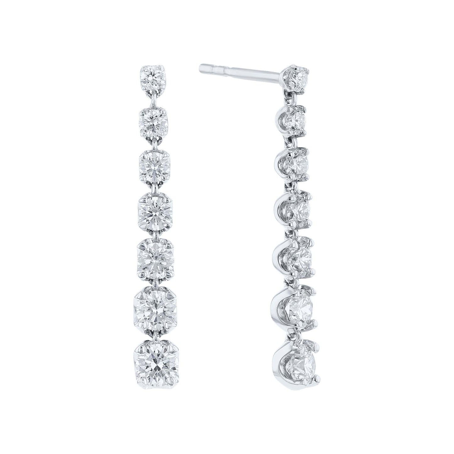 Inez Diamond Drop Earrings