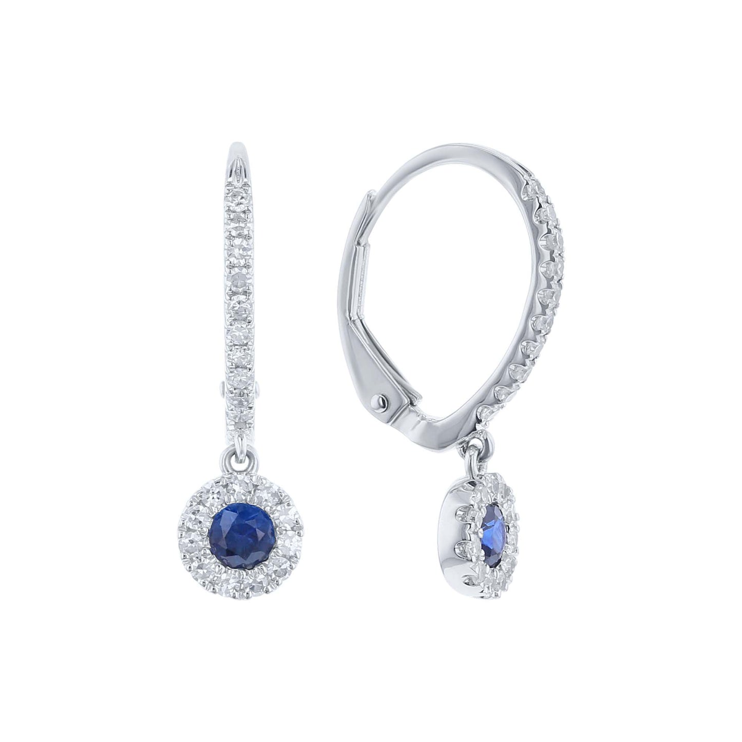 Wells Sapphire & Diamond Earrings