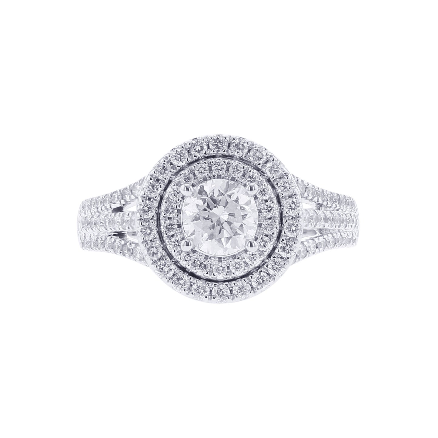 Millie Round Double Halo Ready for Love Diamond Engagement Ring