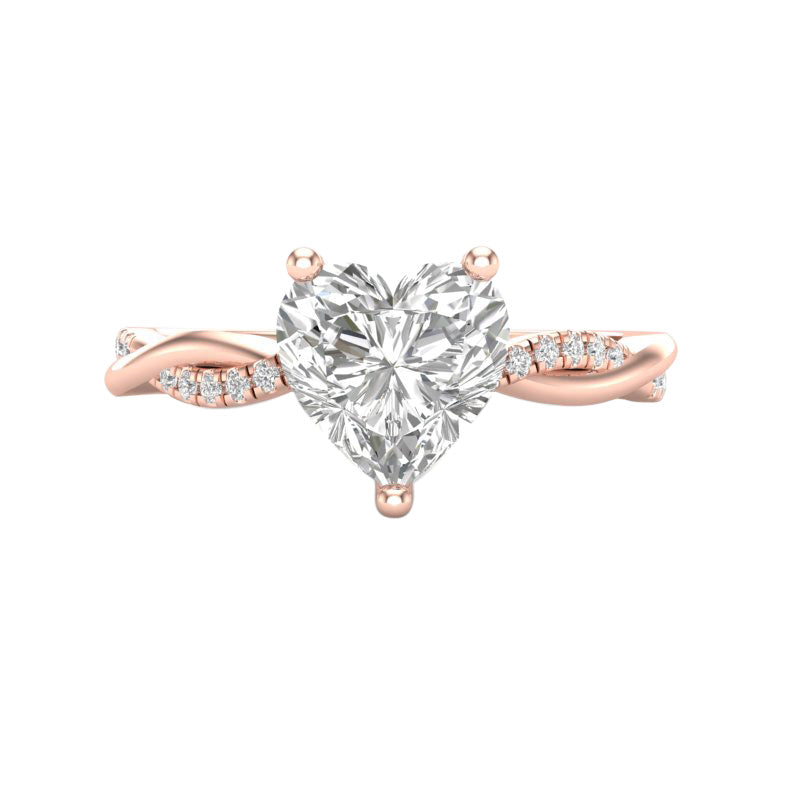 Natalie Build Your Own Earth Born Diamond Engagement Ring 1/5ct