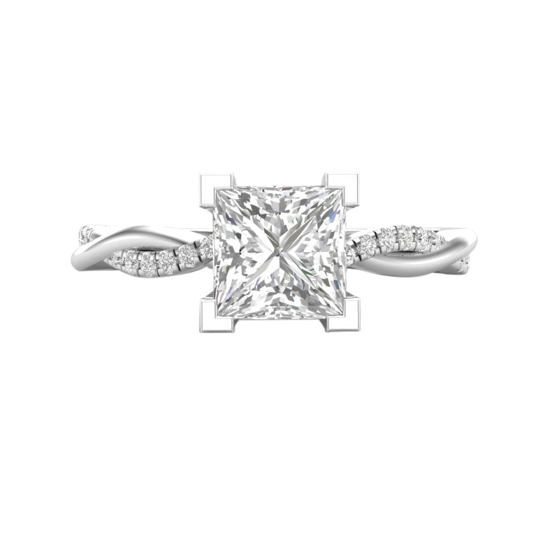 Natalie Build Your Own Earth Born Diamond Engagement Ring 1/5ct